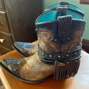 Corral Boots worn 1 x. Sz 7.5